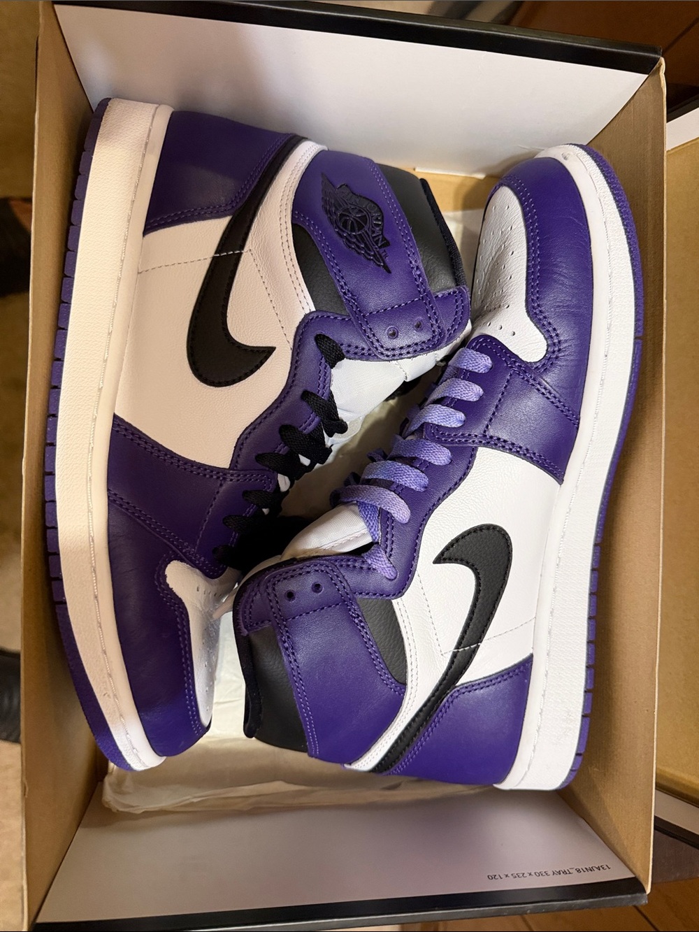 Jordan 1 High Court Purple
